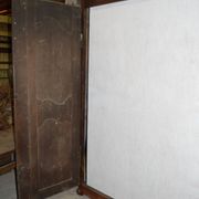 Oak closet façade