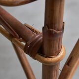 Italian Cane Garden Armchair, 1970s