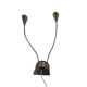 Hala Zeist - flexible arms - brushed aluminium - post modern - 80's