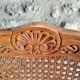 Set of 6 Louis XV chairs in wood and cane