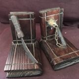 Book-clamt Metal wood Medieval Style Scourge/Sword