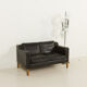 Stouby leather sofa, Denmark 1970s