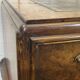 1930s Chippendale English desk in burr walnut