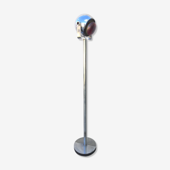 Lamp ball on feet in chromed metal years 60/70