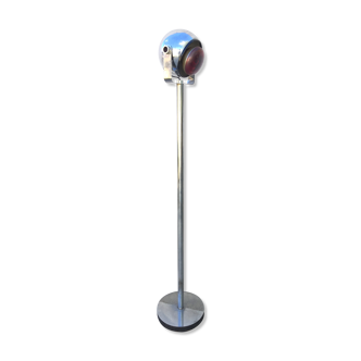 Lamp ball on feet in chromed metal years 60/70