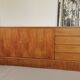 Vintage walnut sideboard from the 70s