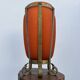 Vase à monture pâte de verre laiton années 60