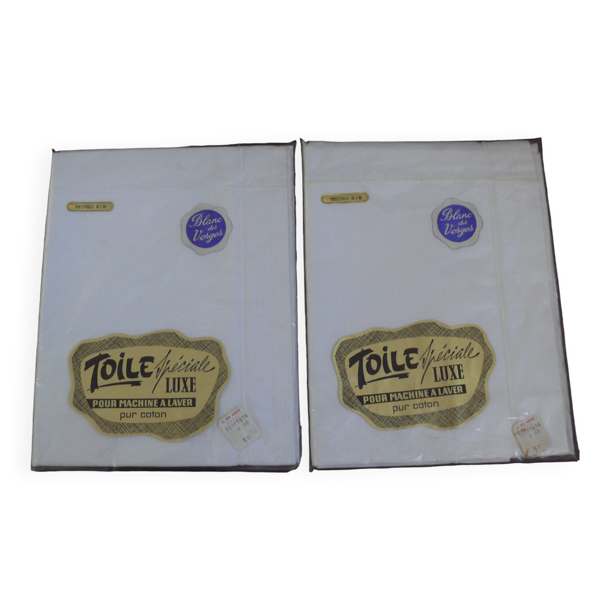 New pillowcases. old linen.