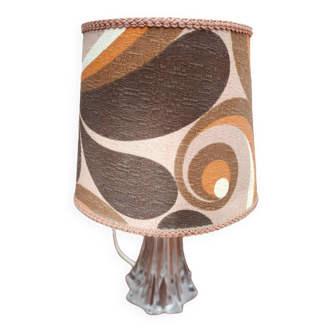 Vintage lamp, 70s lampshade
