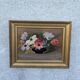 Huile sur bois, bouquet