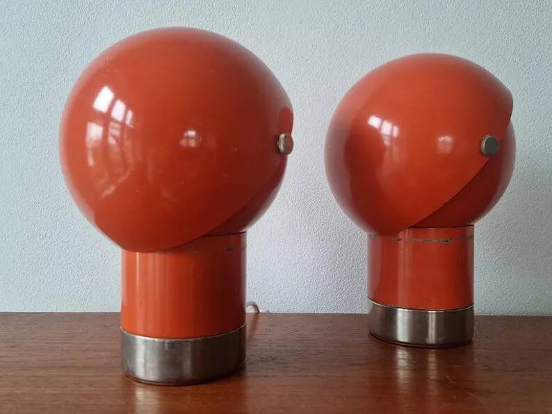 Pair of Mid-Century Table Lamps Designed by Pavel Grus, Kamenicky Senov, 1960s