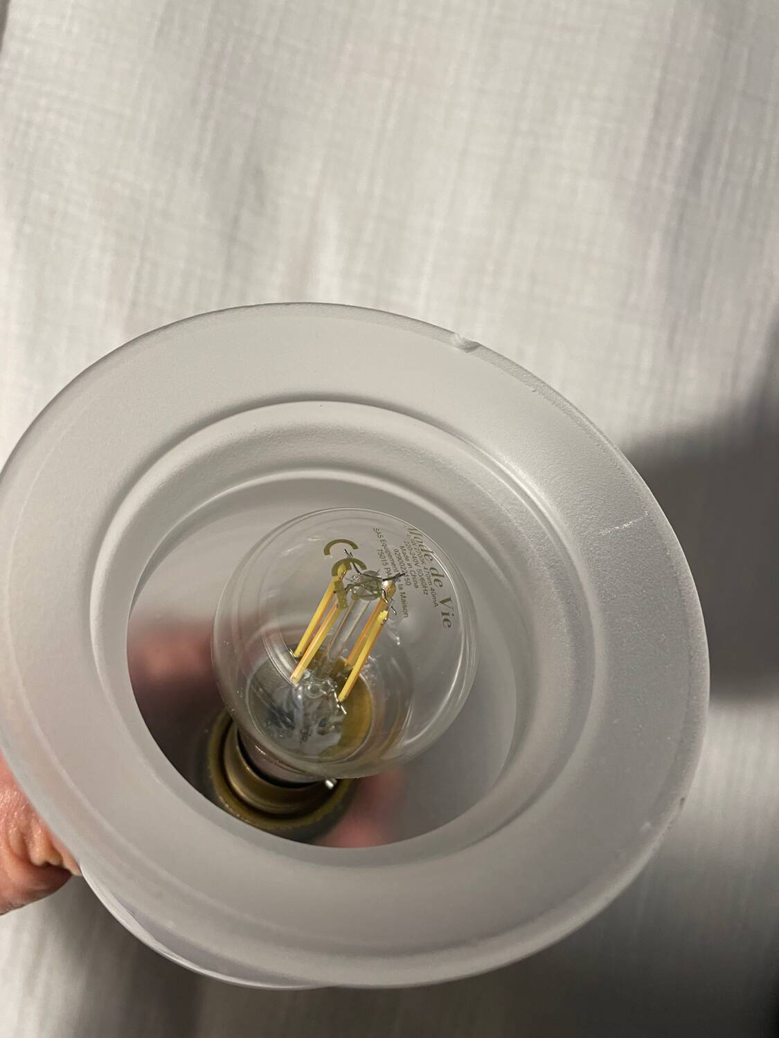 Art deco torchiere wall light