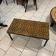 Table basse vintage ceramique circa 1970