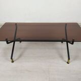 Table basse vintage verre