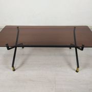 Table basse vintage verre