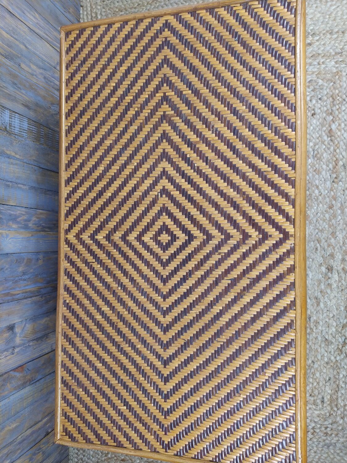 Braided coffee table