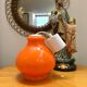 Suspension en opaline orange, 1960/70