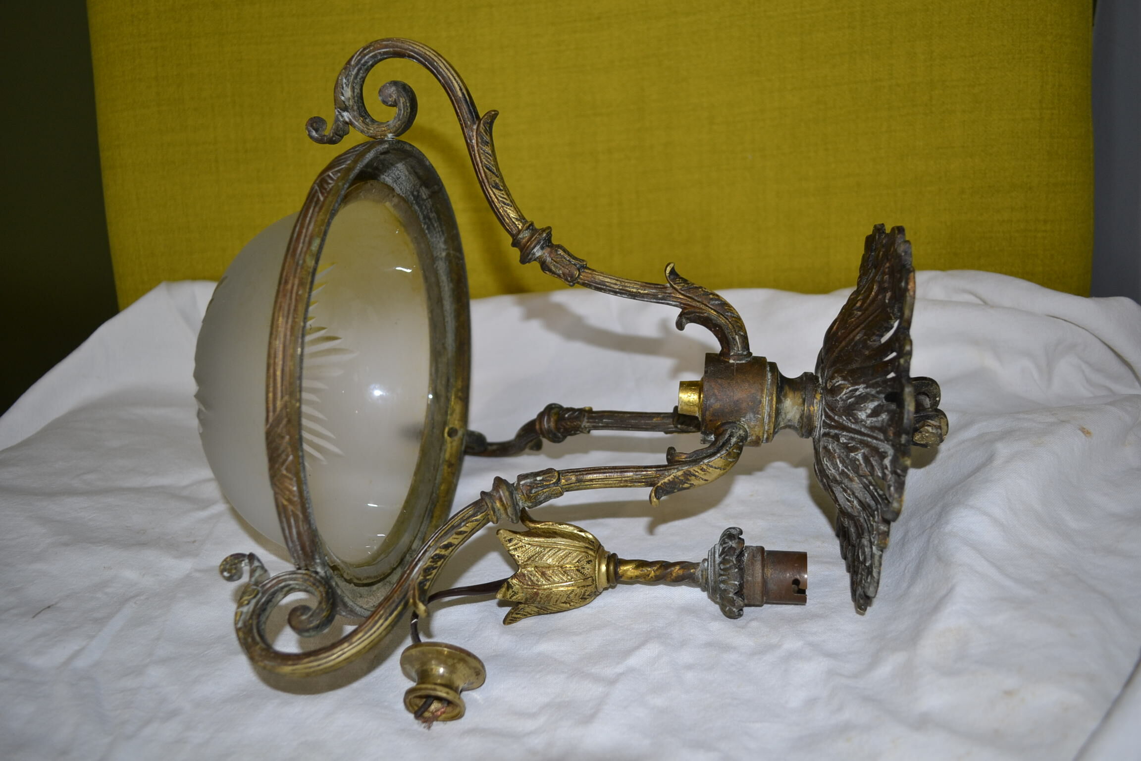 Lustre suspension art deco