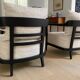 Pair of Be Bop armchairs – Specchio Nature fabric – excellent condition