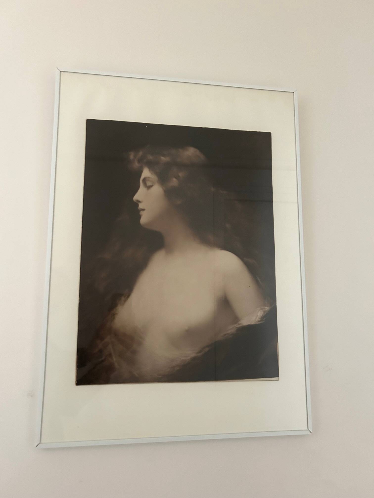 portrait of a woman, 19th century photo A. Piot