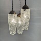 Antique cascade 3-bulb vintage chandelier