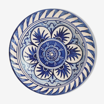 Decorative plate blue and white décor