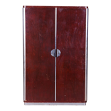 Garde-robe Bauhaus en noyer fabriquée en Tchéquie par Vichr A Spol, 1930-1939