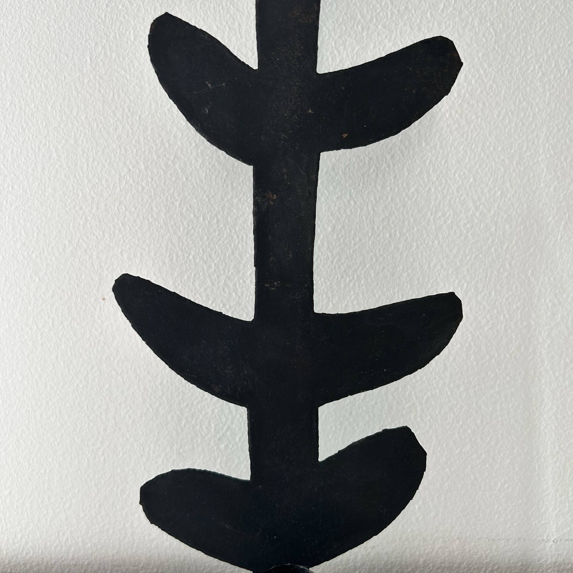 Bougeoir brutaliste graphique