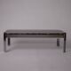 Table basse en marbre Breccia et chrome, France 1980