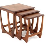 G-Plan Fresco nesting tables 'Dogmersfield' - teak mid century modern