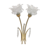 Double bronze sconce