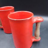 Brother Cloutier Robert Jean ceramic mug 50 60 Jouve Rivière Paul Chambost