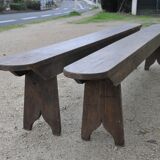 Pair of vintage benches