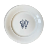 Dish in Faience De Sarreguemines