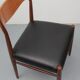 1960s diningchair in teak and leather