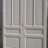 Old woodwork molded door