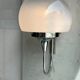 Italian wall lamp - gradient glass globe - 3 available