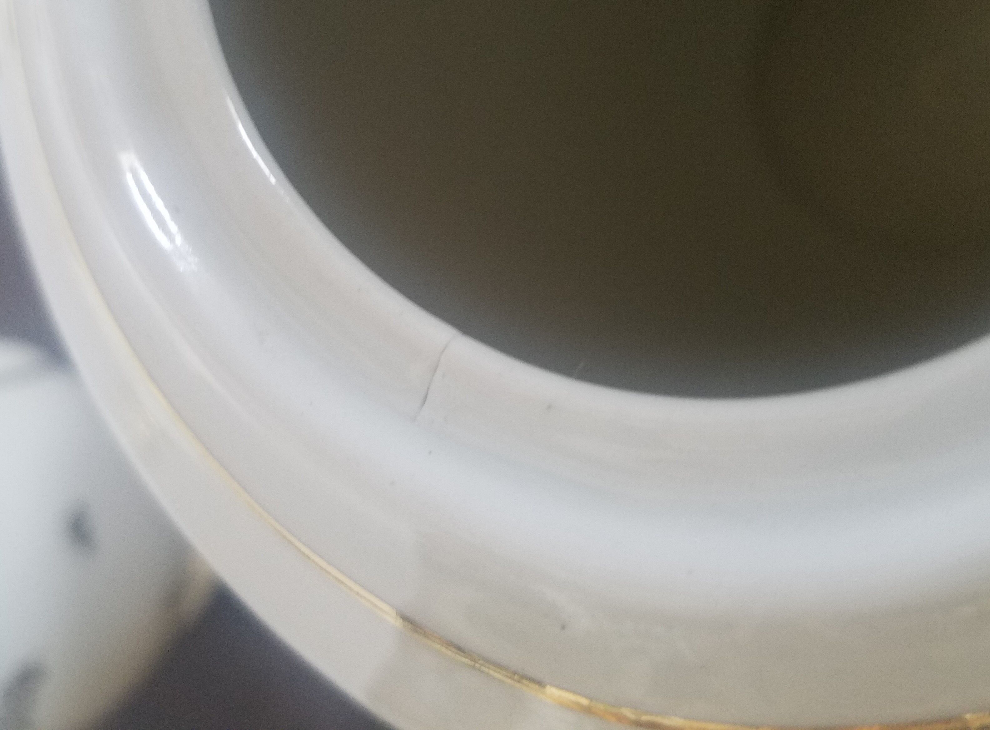 Luf gold porcelain tea service