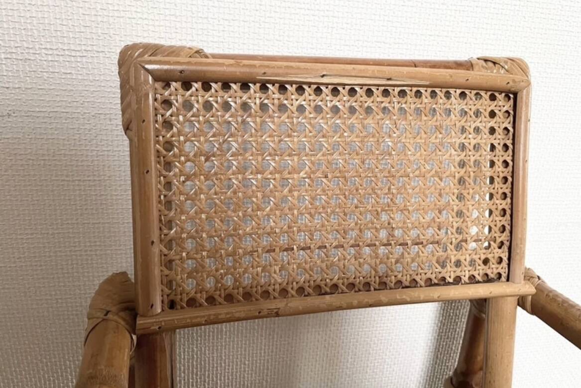 Child's rattan armchair