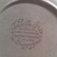 Suite de quatre assiettes plates en grès