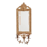 19th century bronze wall mirror