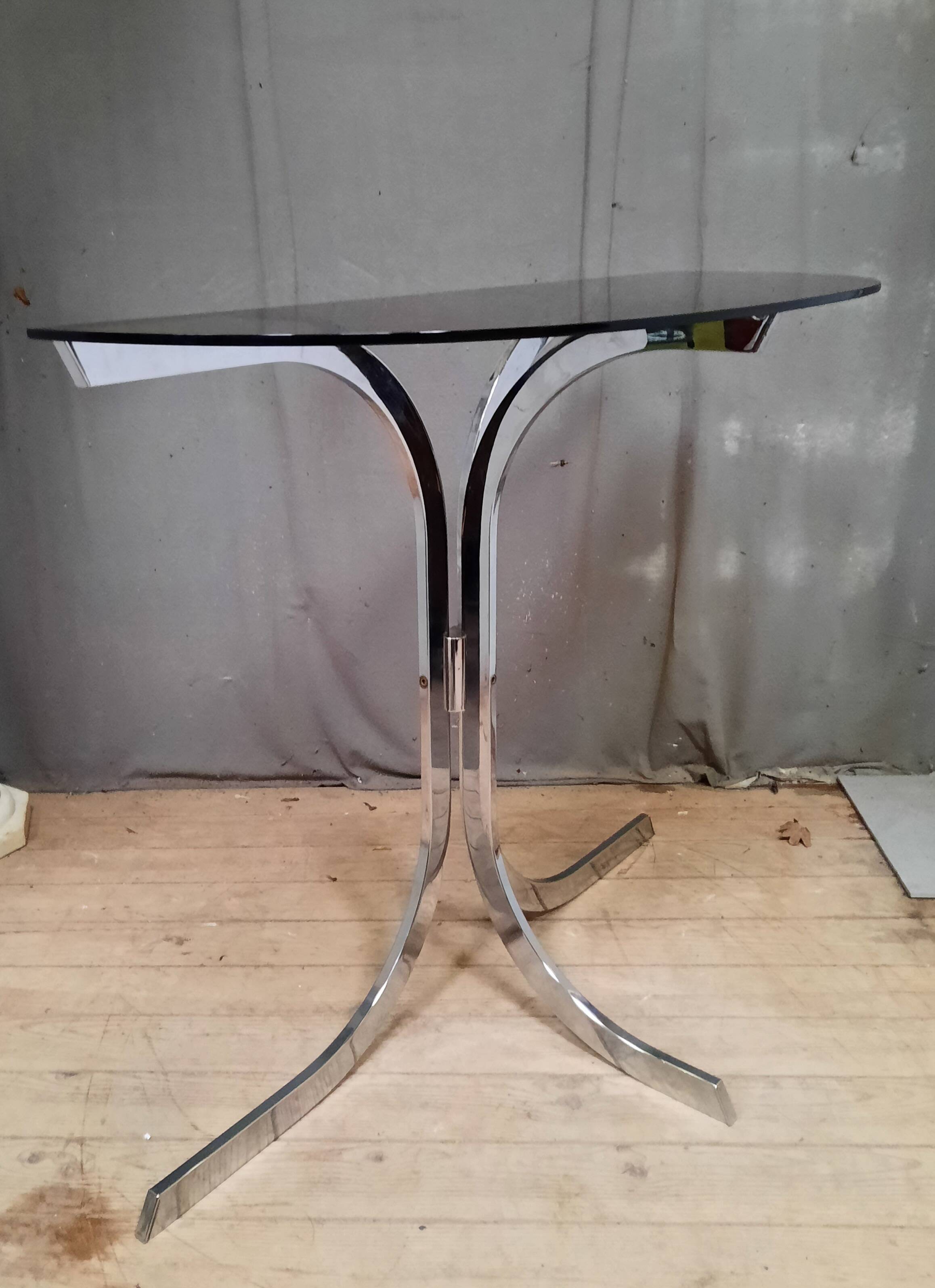 Designer glass and metal console