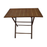 wooden folding table