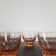 Lot de 6 petits verres rose