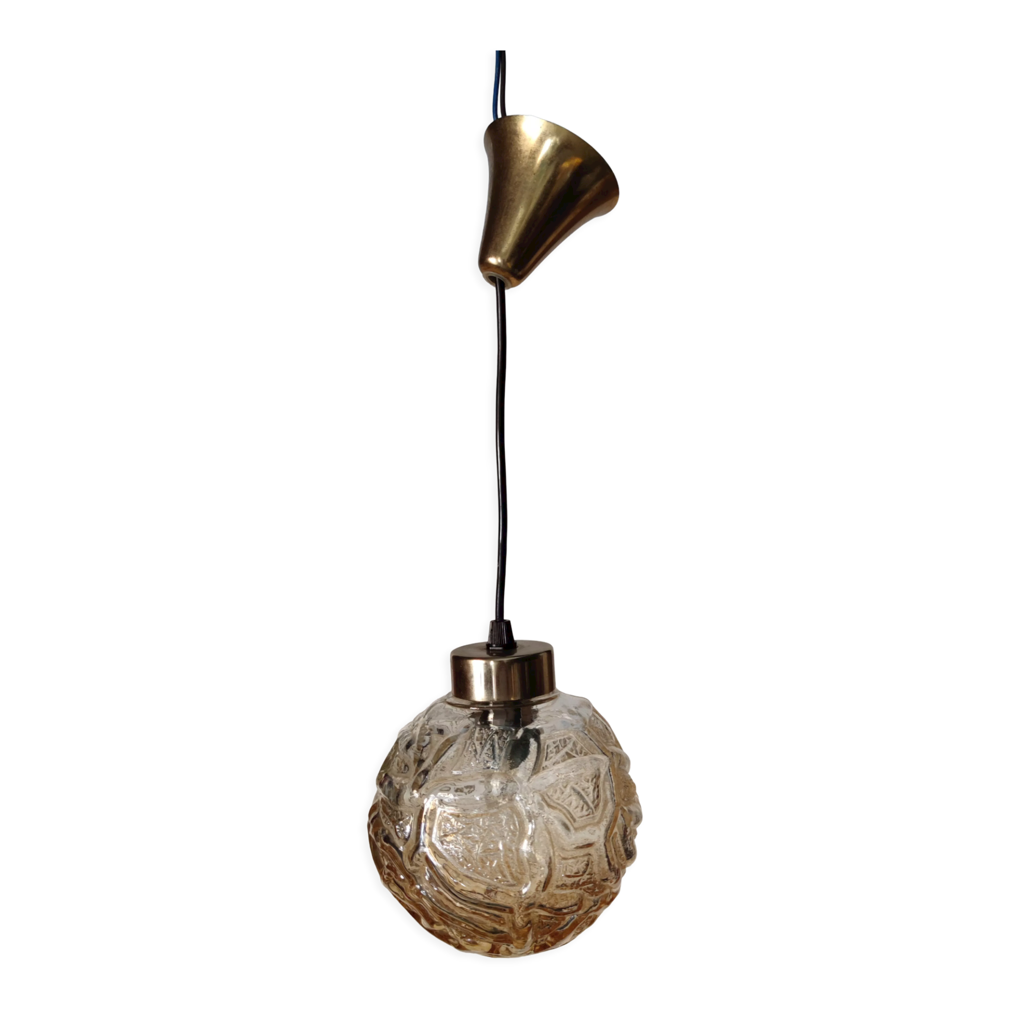 Suspension ball smoked glass