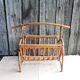 Old bamboo magazine rack
