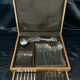 Christofle malmaison housekeeper with silversmith 65 pieces condition close to new