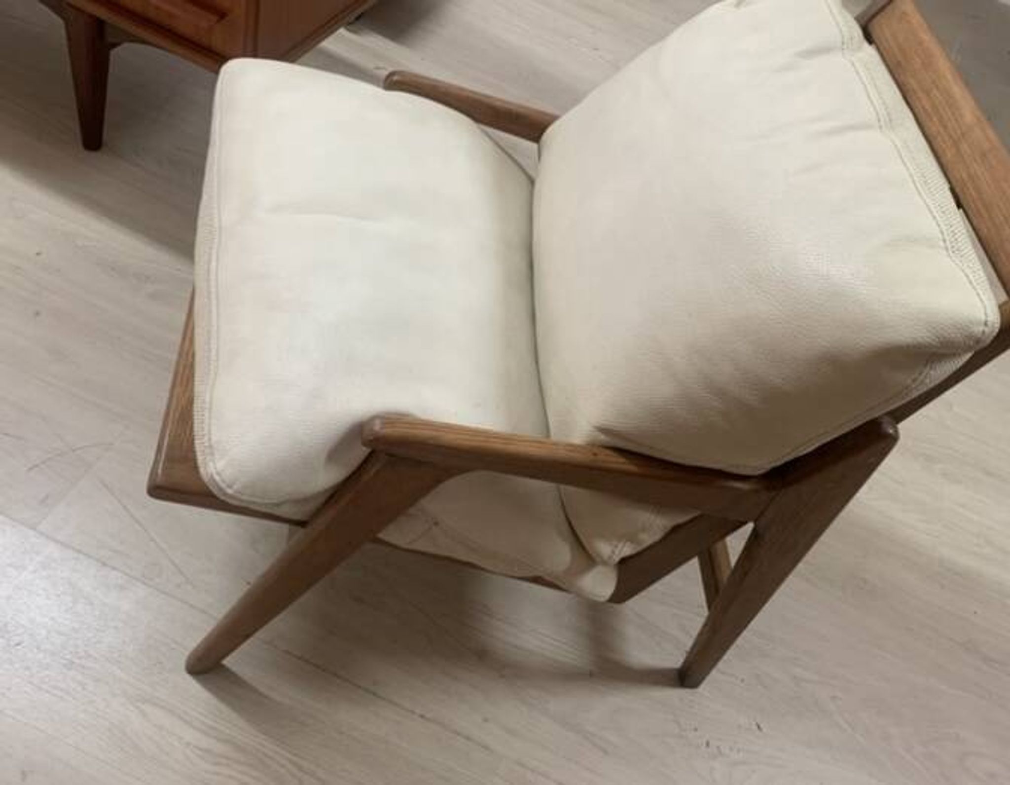 Vintage Scandinavian armchair in teak