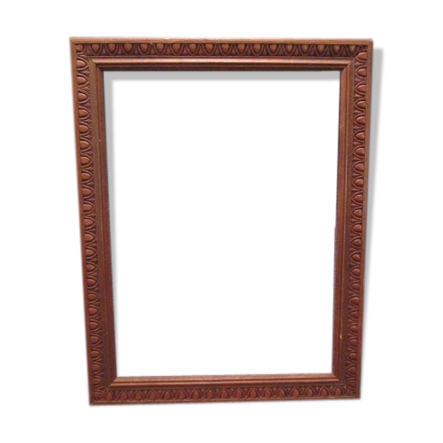 Old frame in worked wood