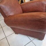 Ancien fauteuil club moustache